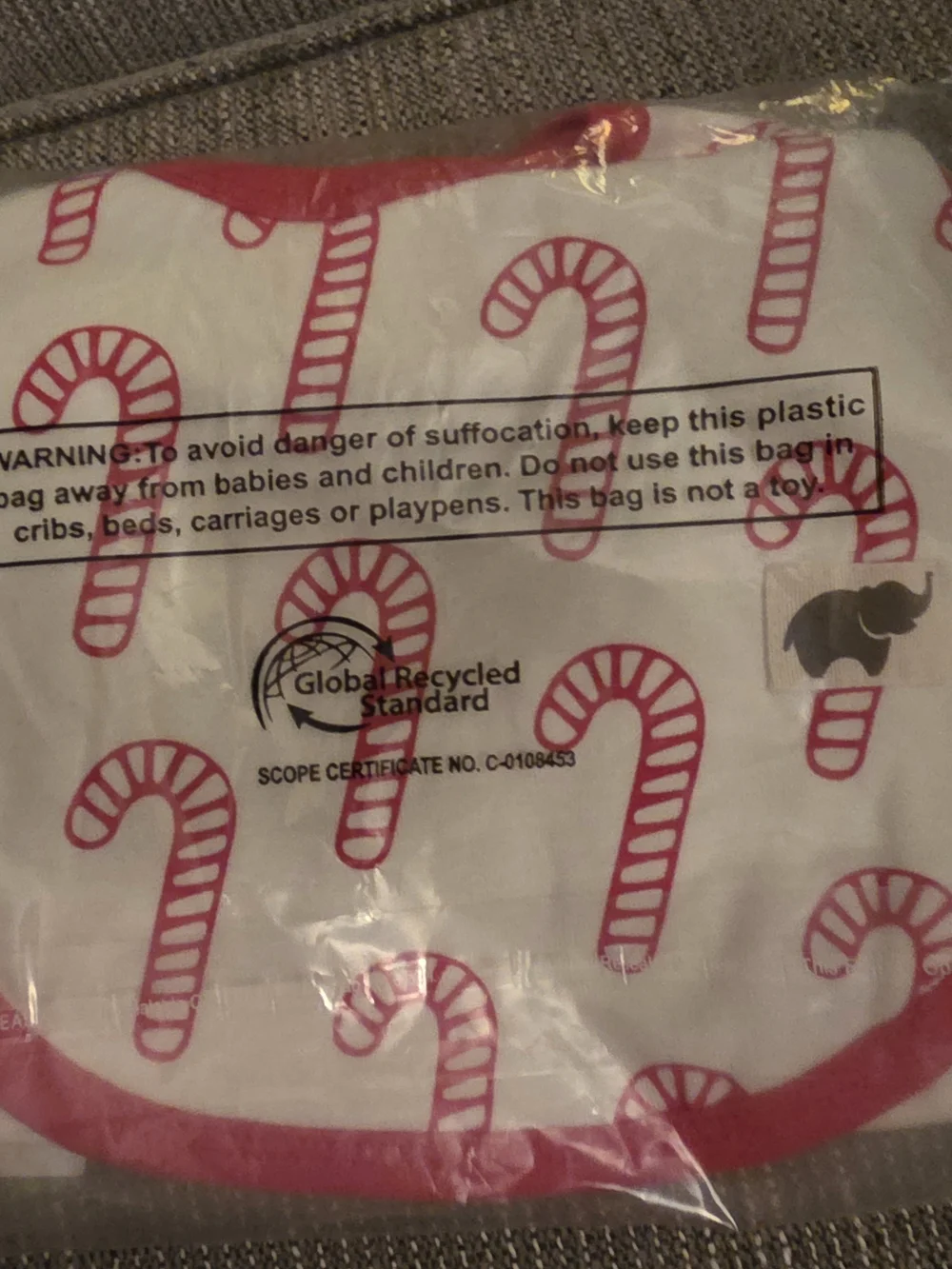 Red & White Candy Cane Baby 3 Piece Set 0-3M